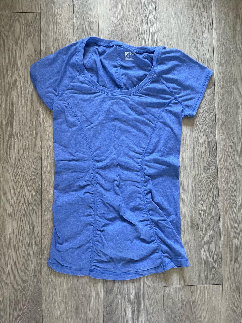 Zella Royal Blue Short Sleeve Scoop Neck Active Tee